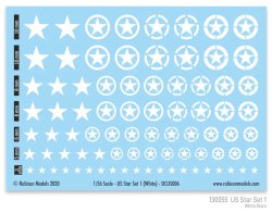 US Star Set 1 (White US Star) 28mm Rubicon Models