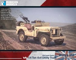 Rubicon Models Willys MB ¼ ton 4x4 Truck - Commonwealth 28mm