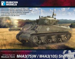 M4A3(75)W / M4A3(105) Sherman Rubicon Models