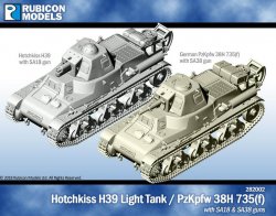 Rubicon Models Hotchkiss H39 Light Infantry Tank 28mm