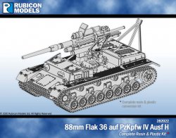 Rubicon Models 88mm Flak 36 auf PzKpfw IV Ausf H 28mm