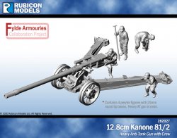 12.8cm Kanone 81/2 with Crew Rubicon Models