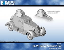 Rubicon Models BA-20 Heavy Armoured Car 28mm