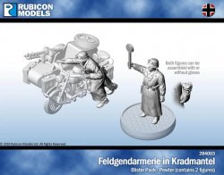 Rubicon Models Feldgendarmerie in Kradmantel 28mm