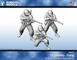 Rubicon Models US Infantry Firing 28mm