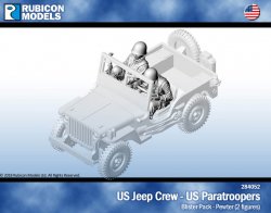 US Jeep Crew - US Paratrooper Rubicon Models