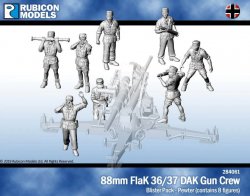 Rubicon Models 88mm Flak 36/37 Dak Gun Crew 28mm