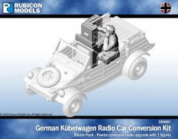 Rubicon Models Kubelwagen Radio Car Conversion with Crew 28mm