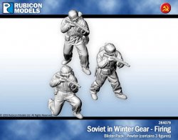 Rubicon Models Soviet Infantry in winter Gear Firing 28mm