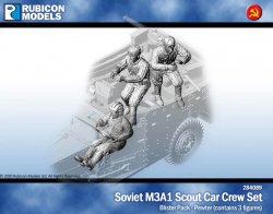 Rubicon Models Soviet M3A1 Scout Car Crew 28mm