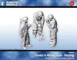 Rubicon Models Soviet in Winter Gear Resting 28mm