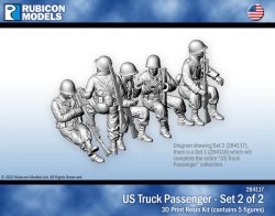 US Infantry - Seating (Set 2) 28mm Rubicon Models