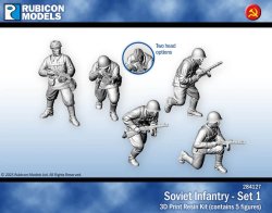 Soviet Infantry - Set 1 28mm Rubicon Models