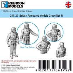 British Armoured Vehicle Crew - Set 1 1:56 (28mm)