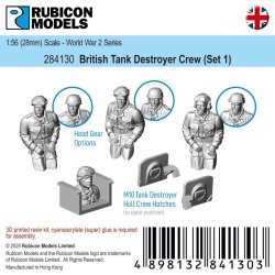 British Tank Destroyer Crew - Set 1 1:56 (28mm)