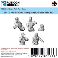 German PzIII/IV Tank Crew (DAK) Set 1