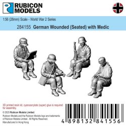 German Wounded (Seated) with Medic