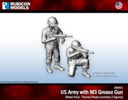 284511 US Army with Grease Gun Scale 28mm Rubicon Models