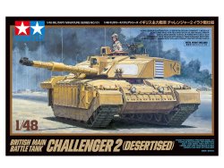 British Main Battle Tank Challenger 2 (Desertised) 1/48