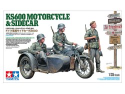 35384 German KS600 Motorcycle & Sidecar 1/35 Tamiya