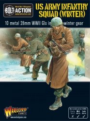 Warlord Games Bolt US Army Infantry Squad in Winter Clothing