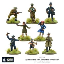 403011005 Operation Sea Lion - Defenders of the Realm 28mm Bolt Action Warlord Games