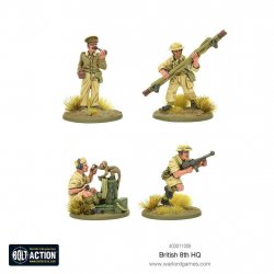 8th Army HQ 28mm Bolt Action Warlord Games