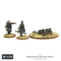 403012024 Blitzkrieg German LMG Teams (1939-42) 28mm Bolt Action Warlord Games