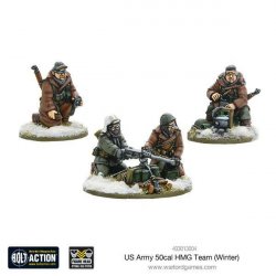 US Army 50cal HMG Team (Winter) 28mm Bolt Action Warlord Games
