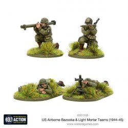 US Airborne Bazooka & light mortar teams (1944-45) 28mm Bolt Action Warlord Games