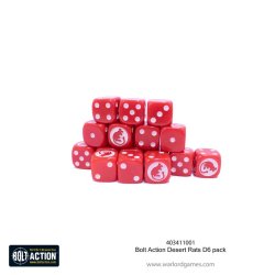 Bolt Action Desert Rats D6 pack Warlord Games