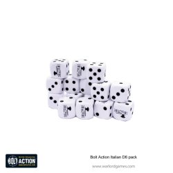 403418001 Bolt Action Italian D6 pack Warlord Games
