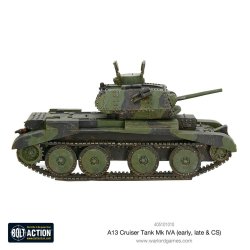 405101010 A13 cruiser tank Mk IVA (early, late & CS) 28mm Bolt Action Warlord Games