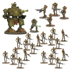 452010607 K'47: British Commonwealth Automated Battalion 28mm Warlord Games