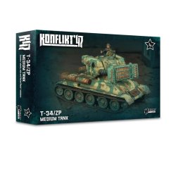 452010806 Konflikt '47: Soviet Bloc T-34/ZP Medium Tank 28mm Warlord