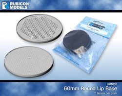 801003 60mm Round Bases (Pack of 5 Bases)