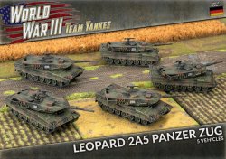 WWIII Team Yankee Leopard 2A5 Panzer Zug 15mm