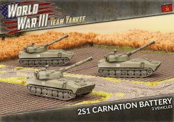 WWIII Team Yankee 2S1 Carnation Battery 15mm
