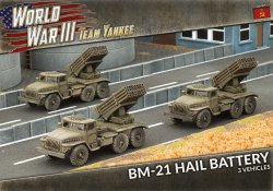 WWIII Team Yankee BM-21 Hail Battery 15mm