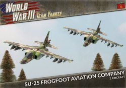 WWIII Team Yankee SU-25 Frogfoot Aviation Company 15mm