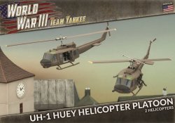 WWIII Team Yankee UH-1 Huey Transport Helicopter Platoon 15mm