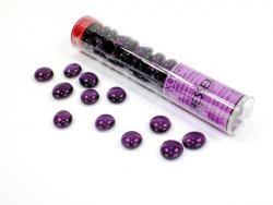 Chessex Crystal Purple Glass Stones