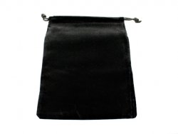 Chessex Dice Bag Suedecloth (L) Black
