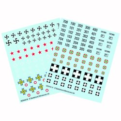 Axis Allies Decals (Hungarians, Finns and Romanians) 15mm
