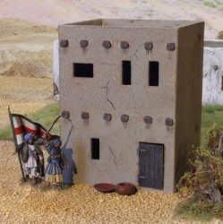 Afghanistan To Middle East Two-Storey House (Small) 28mm Renedra