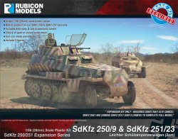 Rubicon Models SdKfz 250/9 & SdKfz 251/23 Schützenpanzerwagen 2cm 28mm