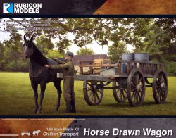 Rubicon Models Horse Drawn Wagon 28mm