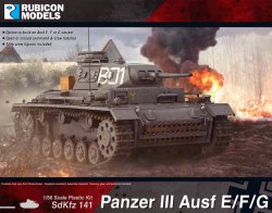 Rubicon Models Panzer III Ausf E/F/G 28mm
