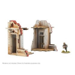 Pair of Destroyed Building Ends