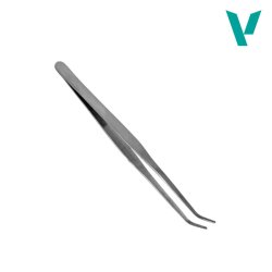 Curved Tip Stainless Steel Tweezers (175 mm)